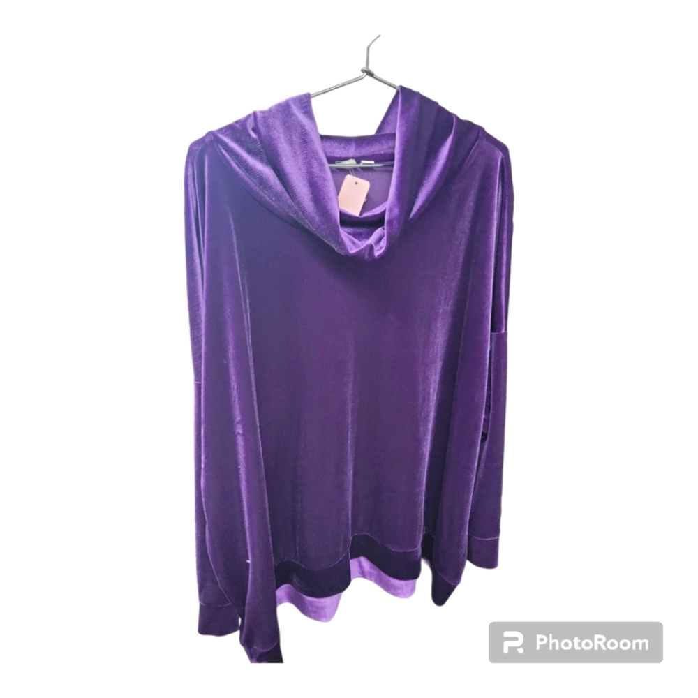 Cato Active | Velvet Sweatshirt Pullover Size 22/24W